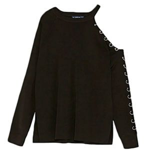 ZARA Sweater with cut-out shoulder